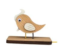 Campanello per porta di picchio, battente per porta in legno, robusto promemoria per ingresso porta, decorazione per porta, quercia gialla
