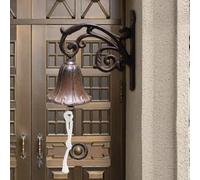 Campanello per porta in stile nordico in ghisa con agitazione manuale per