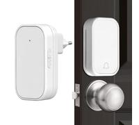 Campanello per porta, installazione semplice, completamente senza cavi, volume