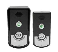 Campanello per Porta Senza Fili, Campanello Impermeabile per Campanello, Campanello per Citofono a 2 Vie con Batteria da 2000 MAh per Casa, Raggio di 1000 Piedi
