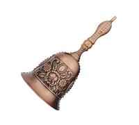 Campanello portatile vintage | Comodo campanello per chiamata a mano | Decorazione domestica migliorata estetica di lusso in ottone forte campanello per chiamate a mano | Campane natalizie per scuola