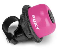 Campanello rotante rosa per bici senza pedali e monopattini | PUKY