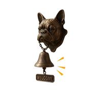 Campanello Rustico Da Tavolo Da Esterno | A Testa Di Cane Cicalino Da Fattoria Per Porta - Decorativo Di Benvenuto Per Edifici Storici Appartamenti E Giardini