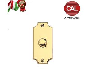 CAMPANELLO SAGOMATO CAL IN OTTONE LUCIDO P15