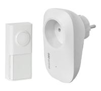Campanello SCS SENTINEL Ecobell 100 Plug wireless esterno IP55 100 m 25 melodie