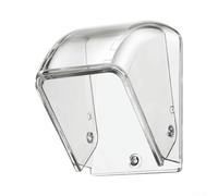 Campanello senza fili copertura impermeabile in materiale PC, impermeabile e antipolvere, custodia protettiva con design trasparente e spazio per etichetta numero di stanza (1 pz)