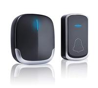 Campanello Senza Fili da Esterno, 300m Campanello Wireless 58 Melodie e 4 Livelli di Volume, Impermeabile IP44, Indicatore LED per Casa, Ufficio, Anziani