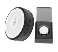 Campanello senza Fili USB Luce, Moderno e Minimalista Nero | Alimentazione Dc 5.0v, Pulsante Resistente alle Intemperie Ip55, per Ingresso e Avvisi Notturni
