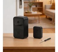 Campanello Smart Home con IR per visione notturna, avvisi di movimento e modulazione vocale per la gestione remota dei visitatori