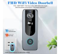 Campanello Smart per Tuya con telecamera di sicurezza WiFi e sistema audio bidir