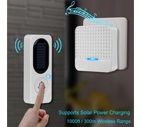 Campanello smart wireless adatto per hotel e ville con energia solare