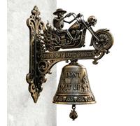 Campanello Teschio Cavaliere Vintage Gotico Fantasy Medievale Rustico