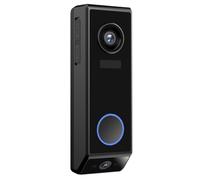 Campanello video a doppia lente, batteria/alimentazione cablata, wireless, con campanello, audio bidirezionale, cambia voce