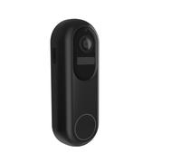 Campanello video intelligente, Campanello, videocitofono, alimentato a batteria, lunga durata, citofono, ingresso porta, spioncino, 2 MP, 1080 P, T31 per casa intelligente, casa, ufficio(Black)