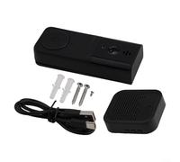 Campanello video intelligente con telecomando per la sveglia, HD per visione notturna, batteria da 1000 mAh, sistema citofono wireless per la sicurezza domestica, per una facile installazione