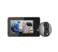 Campanello video intelligente, Videotelefono wireless intelligente, campanello con telecamera, schermo HD da 4,3", suoneria da 3 MP, protezione di sicurezza per casa intelligente, casa, ufficio