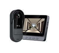 Campanello Video Intelligente Wireless WiFi Bidirezionale per Esterni, Telecamera HD 1080P, Citofono Wireless, Campanello Vocale Intelligente per La