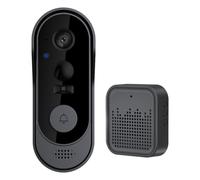 Campanello Video Sicurezza Rilevamento Movimento Avvisi Notturni Visitatori | Videocitofono di Sicurezza Avvisi Visitatori Notturni Per Sicurezza Domotica Porta D'Ingresso Interno Esterno E Negozi