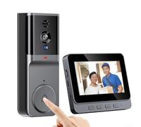 Campanello video wireless con display Nessun WiFi necessario Audio a 2 vie 1080P Videocitofono Videocitofono con monitor impermeabile Nessun abbonamento