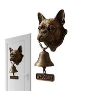 Campanello vintage in ferro - tradizionale a forma di animale, affascinante anello per uso esterno, classico allarme di segnale in ghisa, decorazione in metallo, decorazione per casa colonica, anello