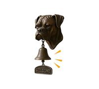 Campanello vintage per esterni, a forma di testa di cane, accessorio affidabile, design elegante, campanelli decorativi di benvenuto per edifici storici, porte di appartamenti urbani e capannoni da