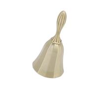 Campanello vintage, servizio in lega di zinco, campanello per chiamate per la cena, campanello di accompagnamento musicale per cena sul comodino, preghiera, meditazione, festa di (Oro angolare)