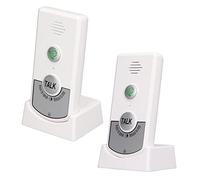 Campanello Vocale a 2 Vie, Citofono Vocale Wireless di Buona Resistenza Adatto Agli Anziani per la Casa tè (Bianco)