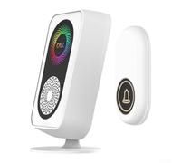Campanello Wireless 400m IP66 Impermeabile 60 Suonerie(White)