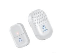 Campanello Wireless con Memoria Impostazioni Blackout(802 White 1-to-1) | Perfetto per ingressi per casa, appartamenti, uffici, stanze anziani, visita persa mai