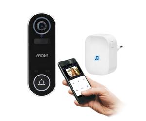 CAMPANELLO WIRELESS CON TELECAMERA WI-FI: TUYA VIRONE VDB-1 - ON-VDB-1