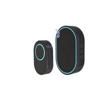 Campanello wireless intelligente | Trasmissione 433 MHz,(Black WiFi 2)