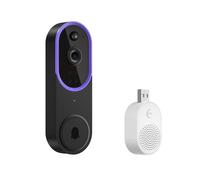 Campanello Wireless per Esterni, Videocitofono Wi-Fi, Spioncini Digitali, Visione Notturna A Infrarossi, Telecamera HD Impermeabile, Campanello per