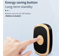 Campanello wireless RGB con luce colorata, 38 tracce musicali, 4 livelli