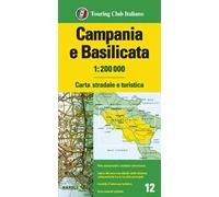 Campania e Basilicata 1:200.000. Carta stradale e turistica. Ediz. multilingue