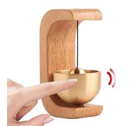 Campano Del Campanello Di Legno | Avviso Per Porte Interno Magnetico | Cell Ad Alta Voce Decorativa Per L'ingresso A Casa | Retrò Porta Da Bussare Alla Porta Per Porte Di Ferro, Frigorifero, Armadiett