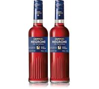 Campari Negroni - 50 rink Premiscelato a Base di Campari, Vermouth Rosso e Gin, 26% Vol (Confezione da 2)