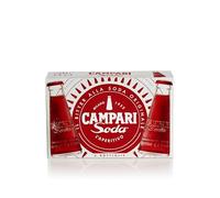 Campari Soda - Aperitivo Pronto da Bere, 5 x 9,8 cl, 10% Vol | Il primo aperitivo pronto da bere (1932): unisce il gusto bitter del Campari alla frizzantezza della soda