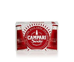 Campari Soda - Aperitivo Pronto da Bere, 5 x 9,8 cl, 10% Vol | Il primo aperitivo pronto da bere (1932): unisce il gusto bitter del Campari alla frizzantezza della soda