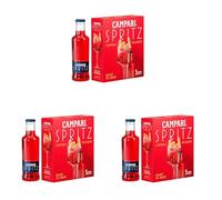 Campari Spritz - Aperitivo Alcolico Pronto da Servire, 3 Bottigliette x 17.5 cl, 10,5% Vol (Confezione da 3)