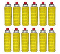 Campata Cartuccia a gas da 227 g, 520 ml, per campeggio, fornello a gas, bruciatore a gas, bruciatore a gas, bruciatore a gas, bruciatore a gas (12 cartucce)