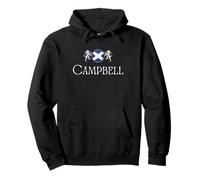 Campbell Clan Cognome Scozzese Araldica Scozia Felpa con Cappuccio