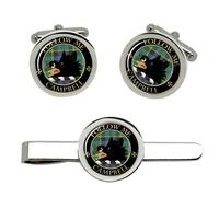 Campbell Di Breadalbane Set Di Gemelli E Clip Per Cravatta Del Clan Scozzese