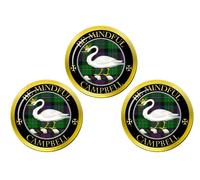 Campbell Di Cawdor Golf Ball Markers Del Clan Scozzese