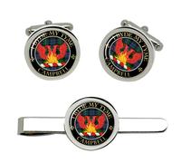 Campbell Di Loudoun Clan Scozzese Gemelli E Fermacravatta Set