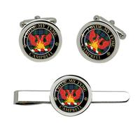 Campbell Di Loudoun Clan Scozzese Gemelli E Fermacravatta Set