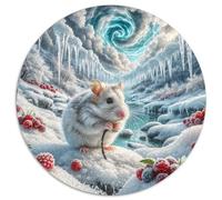 Campbell's Hamster 1000 Pezzis Rotonda Puzzle Classico Animali Di Tutto Il Mondo Per Educativo Per Adulti Difficile E Impossibile Idea Regalo Per Lei O Lui 1000pcs (67.5x67.5cm)
