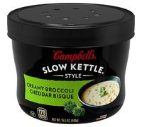 Campbell's Slow Kettle Style Creamy Broccoli Cheddar Bisque, barattolo da 440 ml