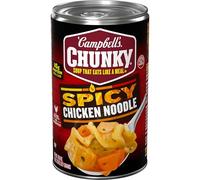 Campbell's Zuppa grossa, zuppa piccante di noodle di pollo, latta da 530 ml