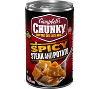Campbell's Zuppa spessa, bistecca piccante e zuppa di patate, latta da 20 once