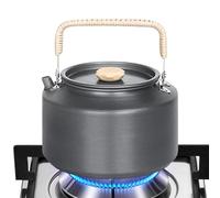 Campeggi Kettle - tè POT | in metallo ergonomici Kettles | Bollitori leggeri bevande, tè portatile con manico in silicone per escursioni e attività all'aperto per tutti